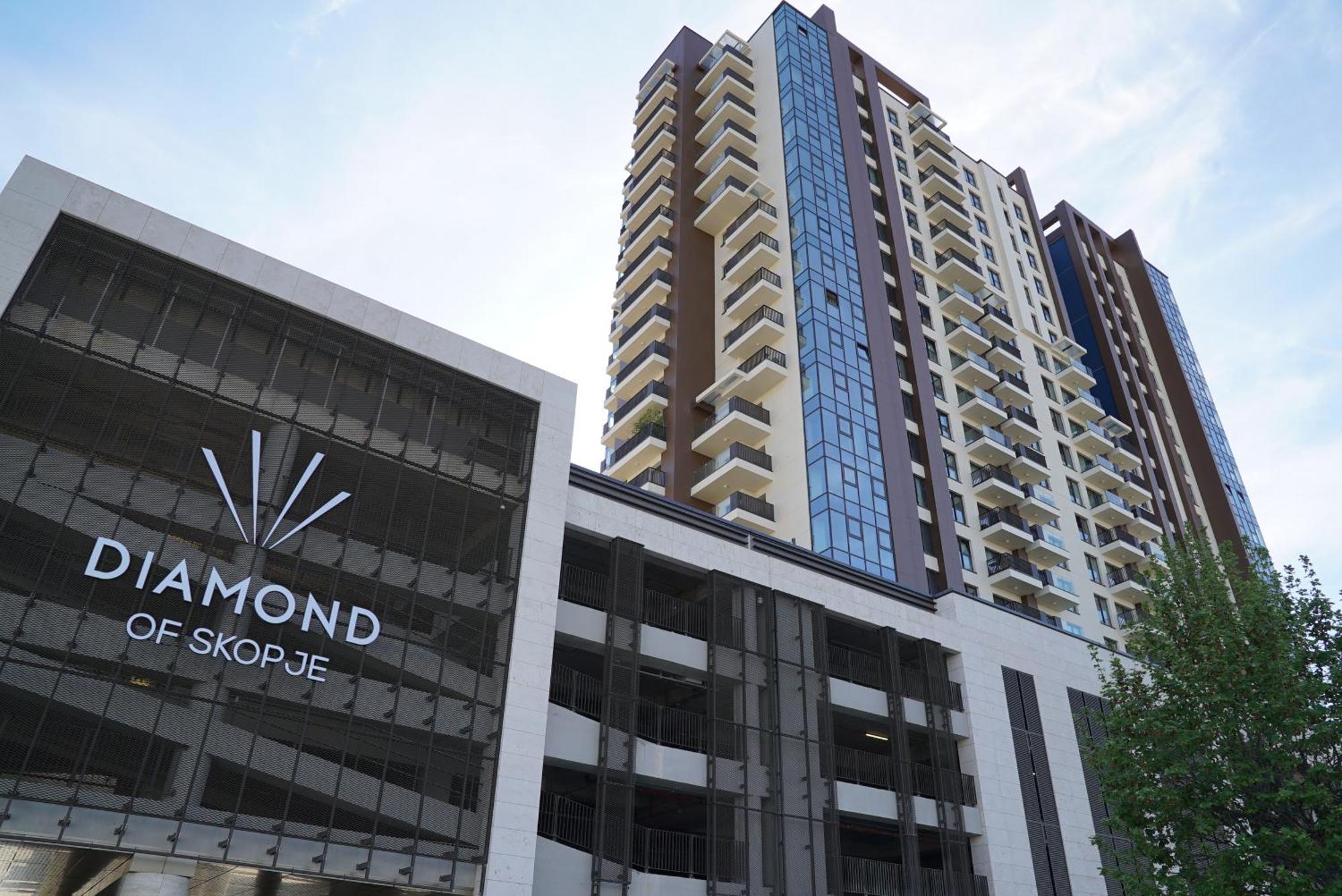 Diamond 72 Apartment , Skopje City - Center, Diamond Residences, Free Parking Luaran gambar